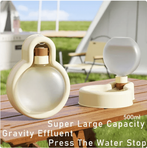 500mL Portable Collapsible Cat/Dog Water Bottle