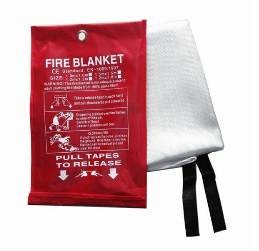 4 PACK FIRE BLANKET Fiberglass Hero Emergency Home Retardant Prepared 39''X39''