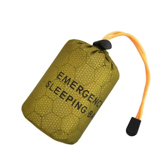 Outdoor Portable Emergency Sleeping Bag Thermal Keep Warm Waterproof First Aid Blanket Camping Survival Gear