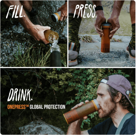 Ultralight Water Purifier [+ Filter] Bottle