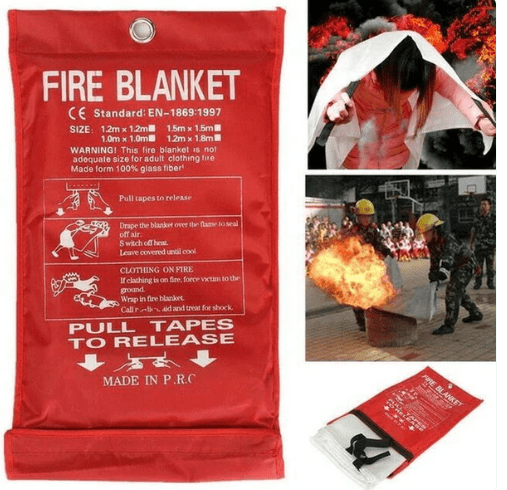 4 PACK FIRE BLANKET Fiberglass Hero Emergency Home Retardant Prepared 39''X39''