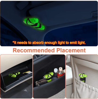 6-In-1 Car Safety Hammer (Glow-In-Dark), Emergency Escape Tool with Window Breaker and Seat Belt Cutter for First Responders and Roadside Safety Kits