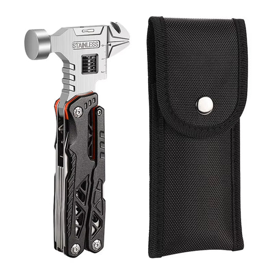 Outdoor Multifunctional Wrench Pliers Car Portable Body Defense Folding Field Combination Camping Emergency Tool Set